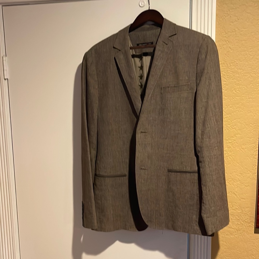 John Varvatos Men’s Glenn Plaid Sports Coat, Size 40